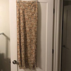 Ecote snake skin print maxi skirt